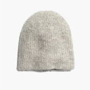 Madewell Grey Merino Wool Beanie Hat